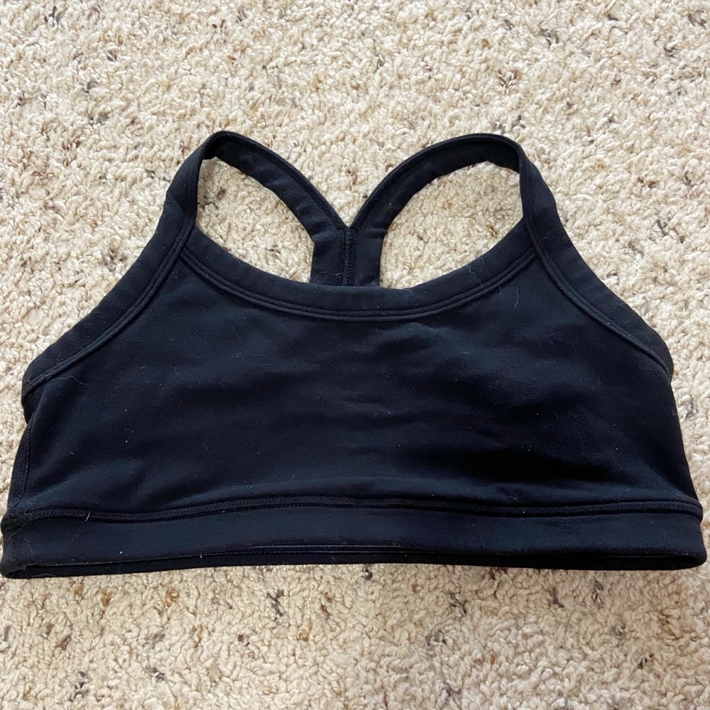 lululemon athletica | black sports bra